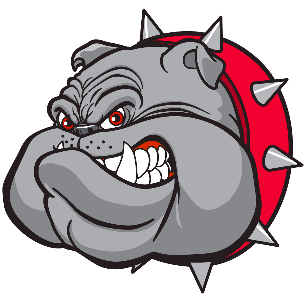 briarhilredbulldog.png (1000×1000) Bulldog mascot