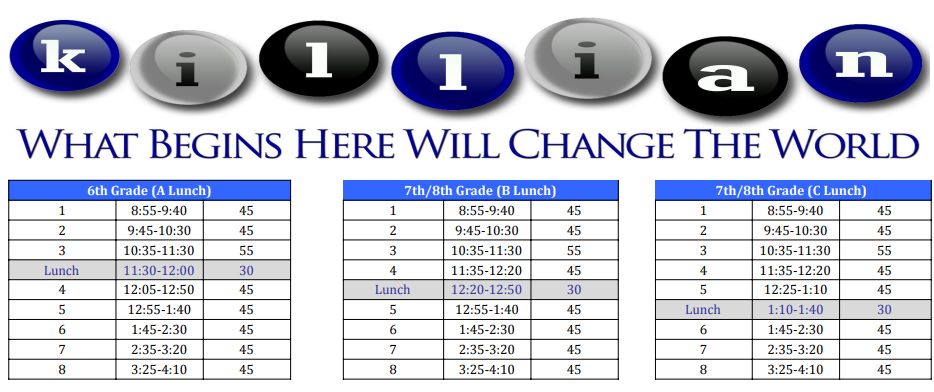 Bell Schedule