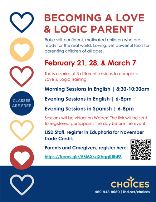 Choices / Love and Logic Parent Classes