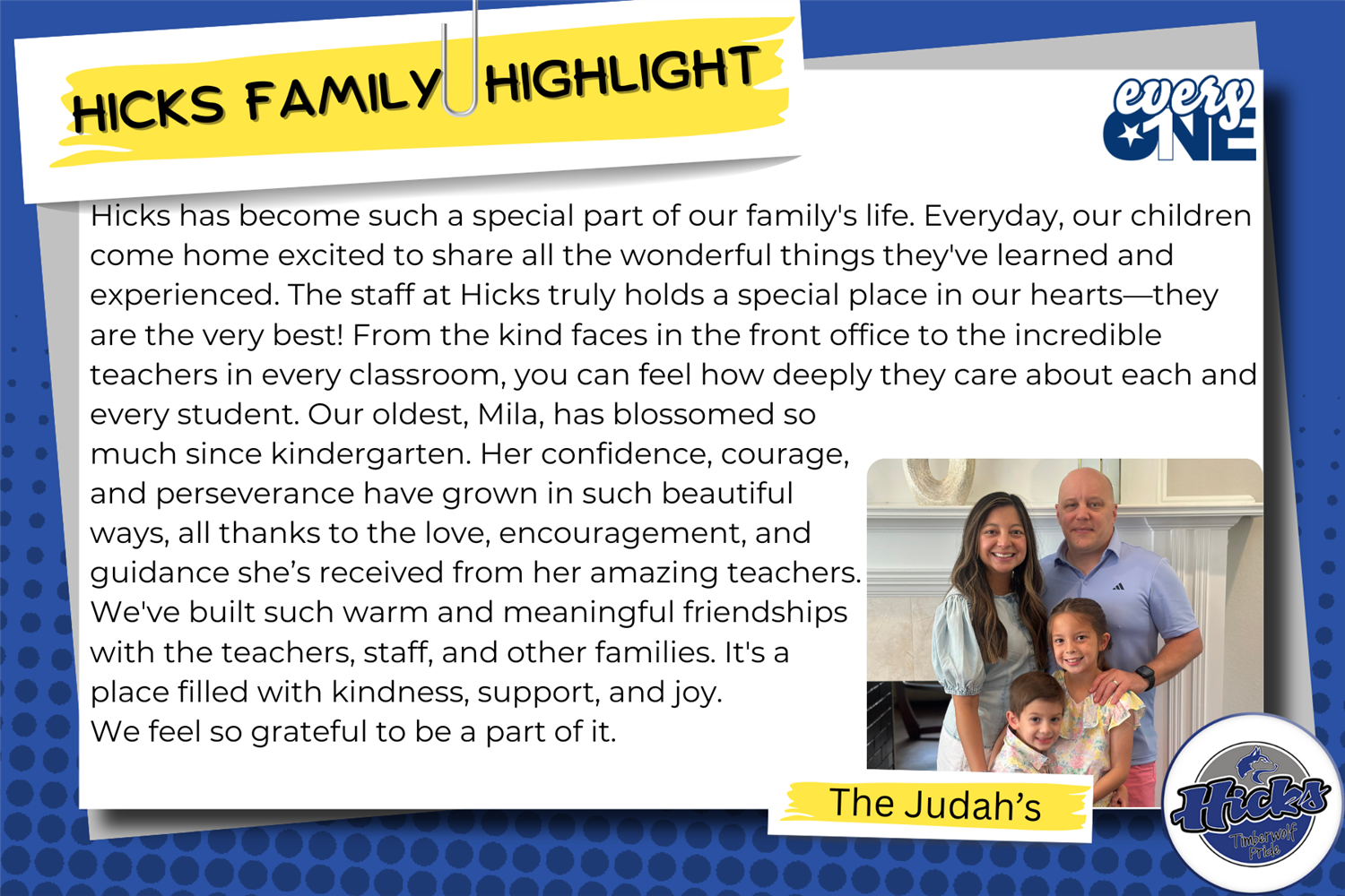 Hicks family highlight