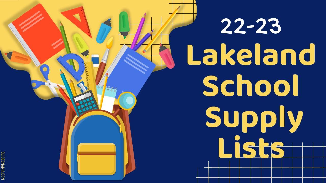  supply lists