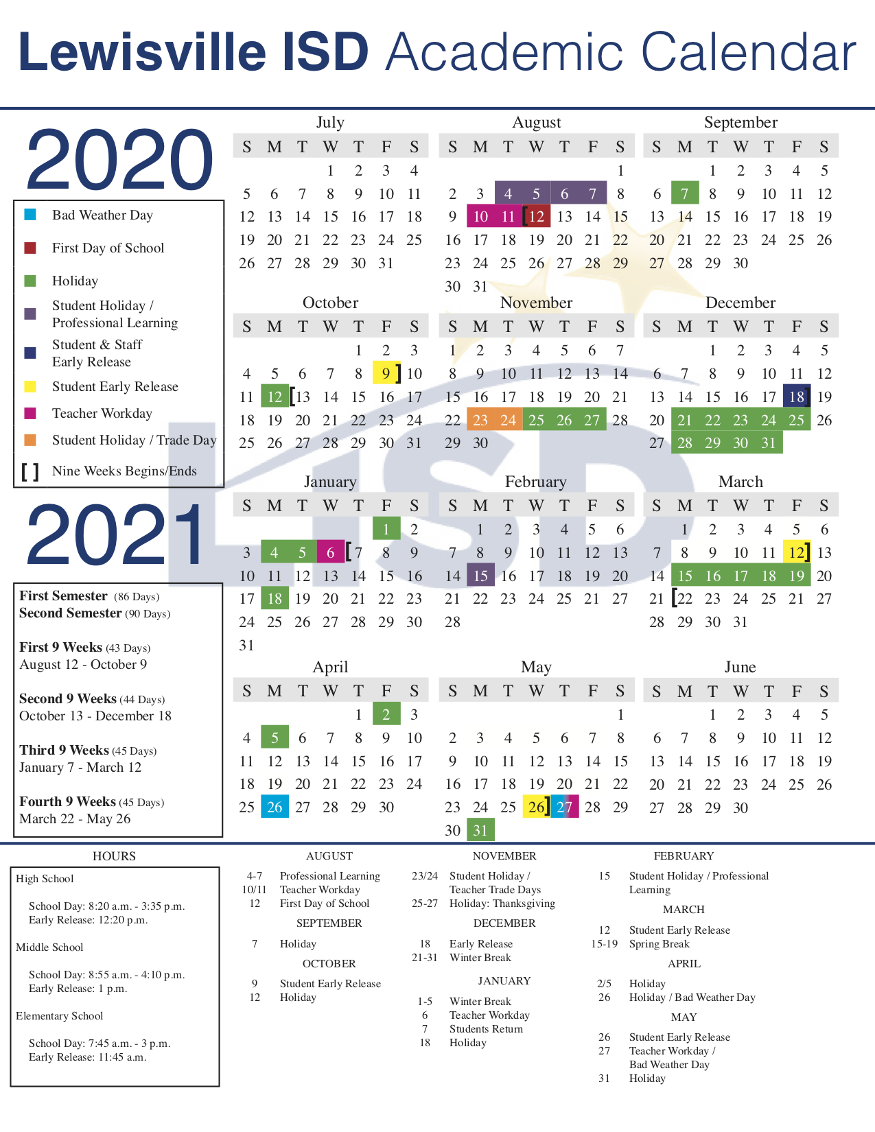 prosper isd calendar 2021 22 Prosper Isd Calendar 2020 Prosper Isd 2019 2019 12 25 prosper isd calendar 2021 22