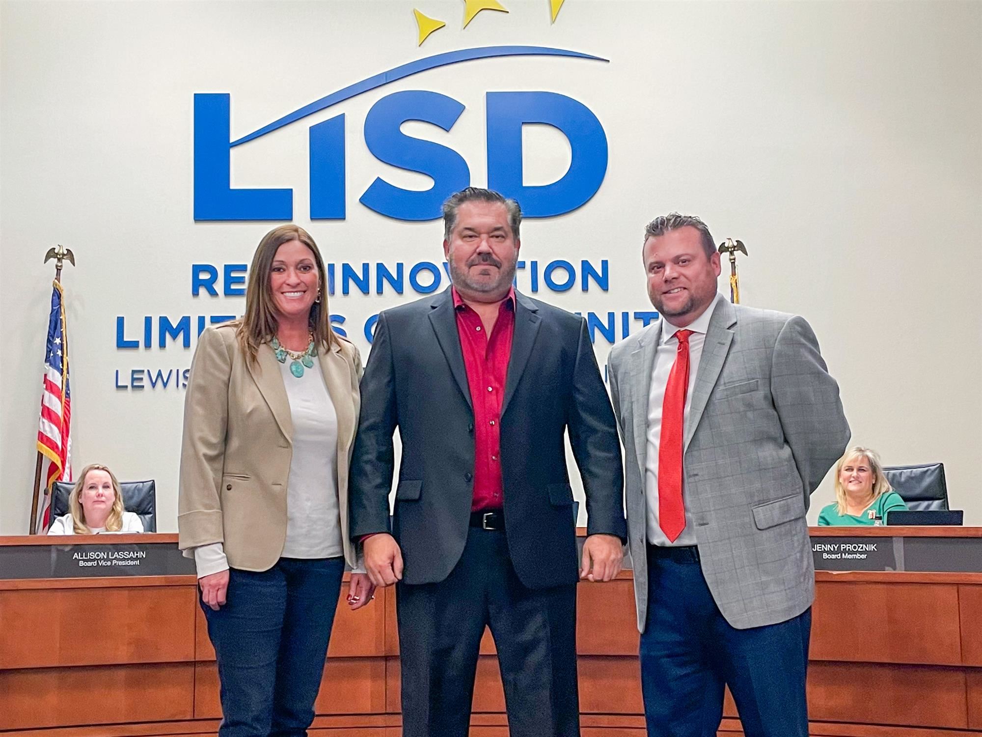 Marcus High School Head Tennis Coach Kelly Langdon recognized for winning an outstanding leadership award. December 2021