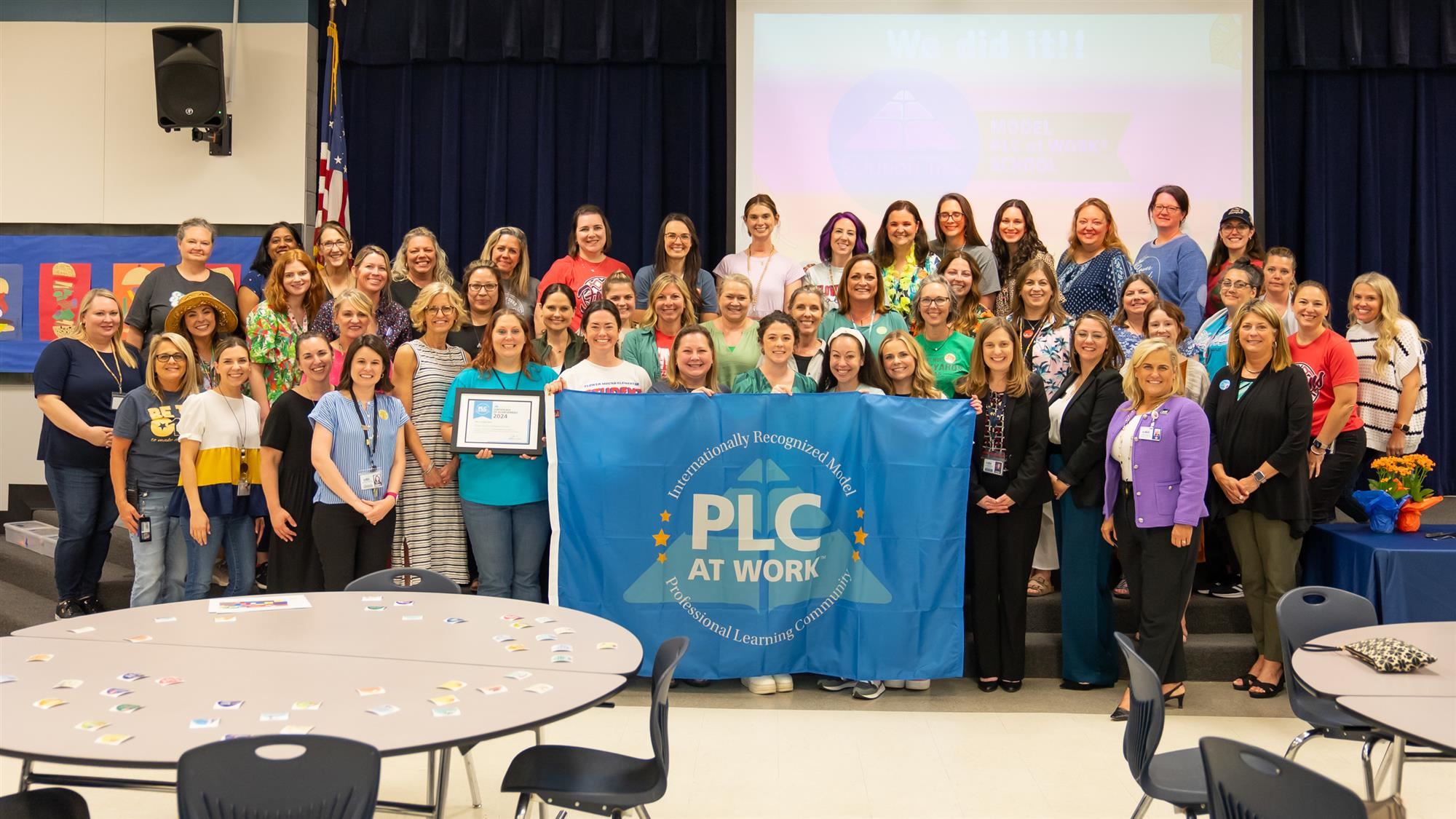 FLOWER MOUND ELEMENTARY RECOGNIZED AS A MODEL PROFESSIONAL LEARNING COMMUNITY AT WORK®