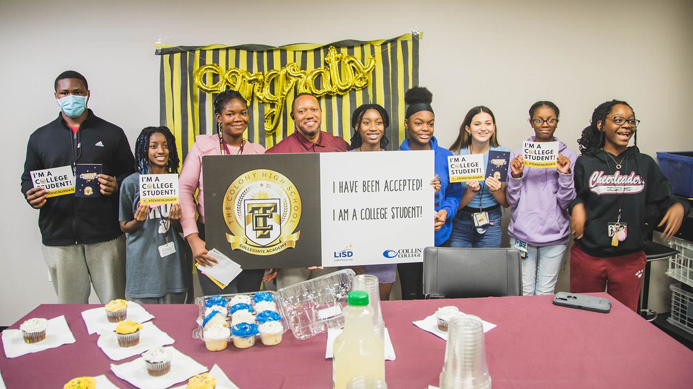 DeLay Students accepted into LISD Collegiate Academy at The Colony High School