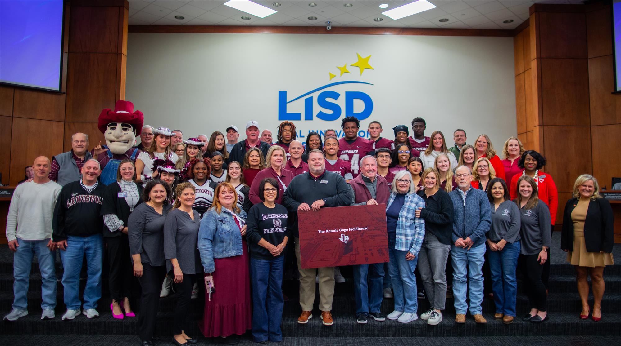 LISD Board Votes to Officially Name Ronnie Gage Fieldhouse at LHS