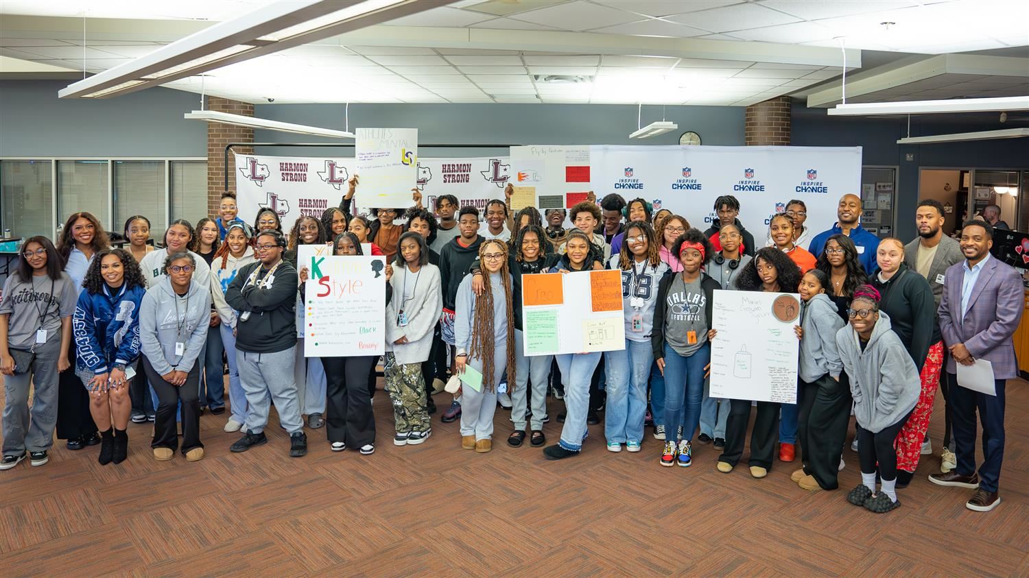 WATCH: LHS Harmon Teams up with Cowboys, Everfi for Entrepreneurship Event