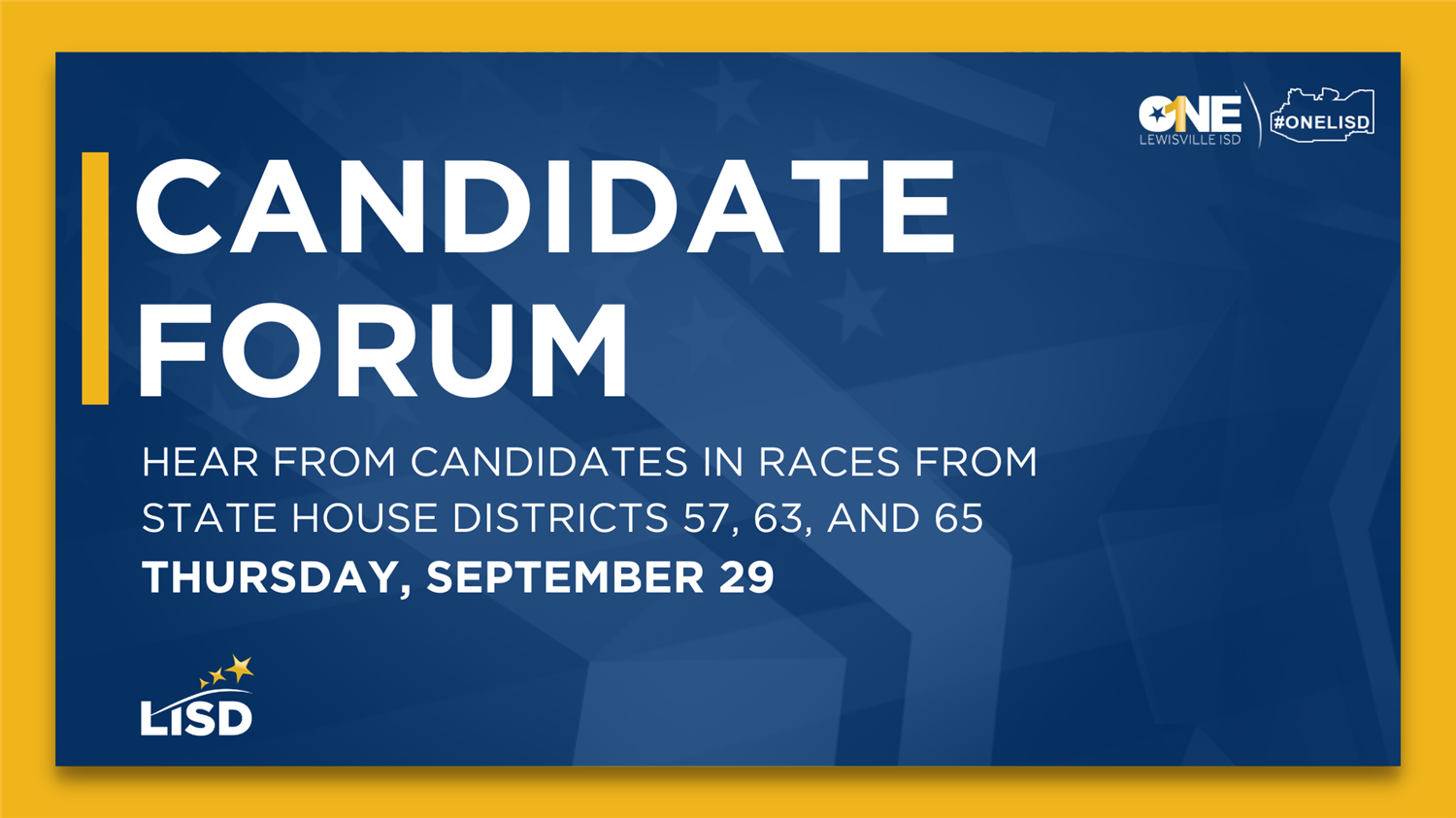 LISD Set to Host Candidate Forum