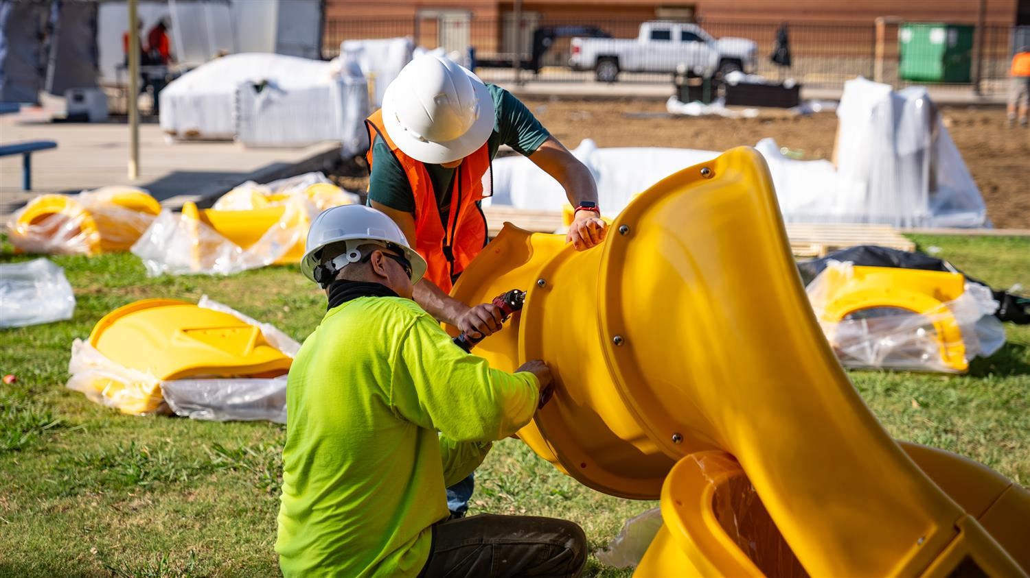 Bonds in Action: Lakeland Playground Installation