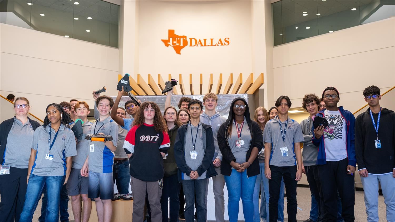 MHS, TECC-East Students Connect with UT Dallas Robotics