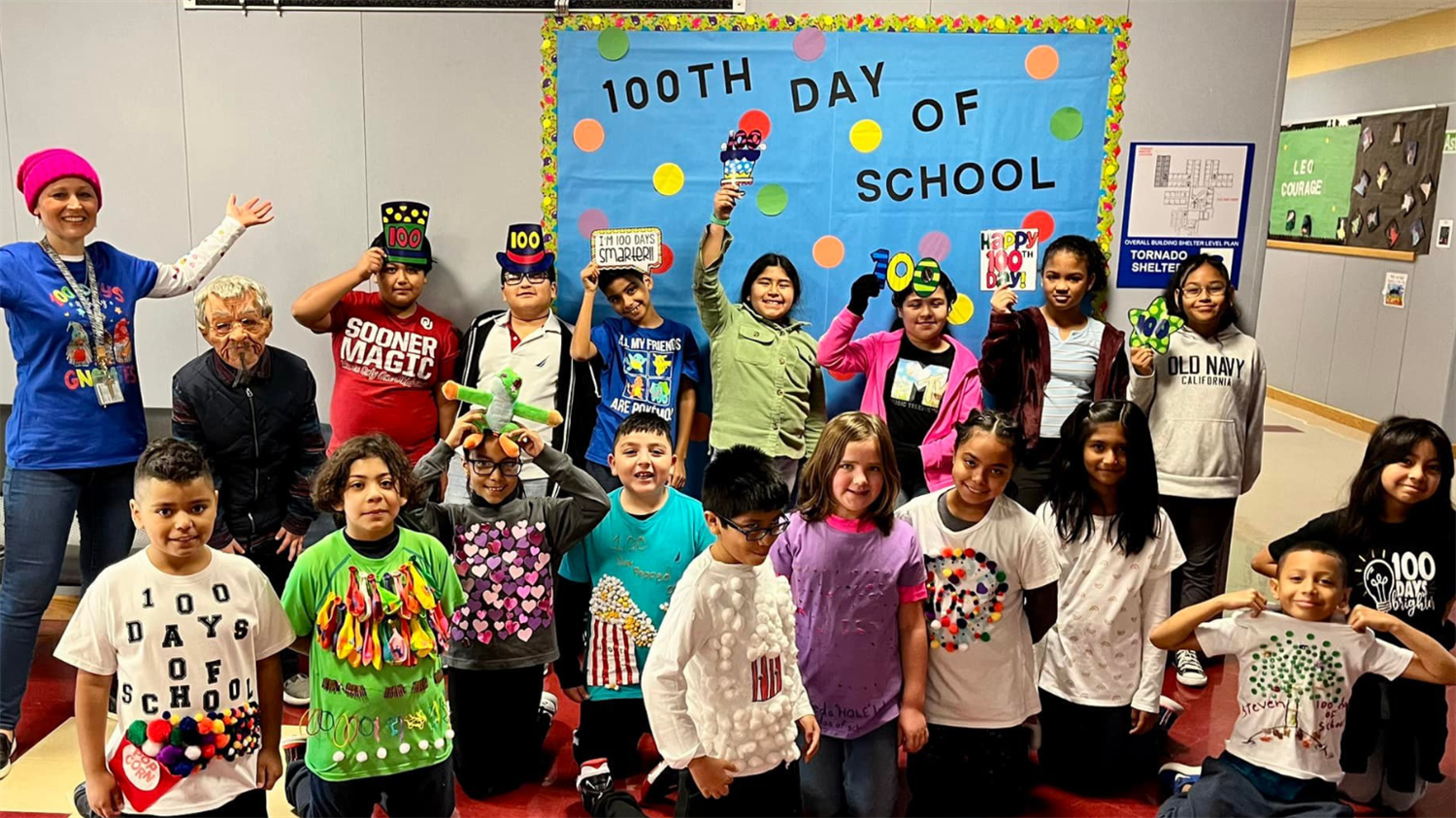 100th Day of School at Vickery Elementary