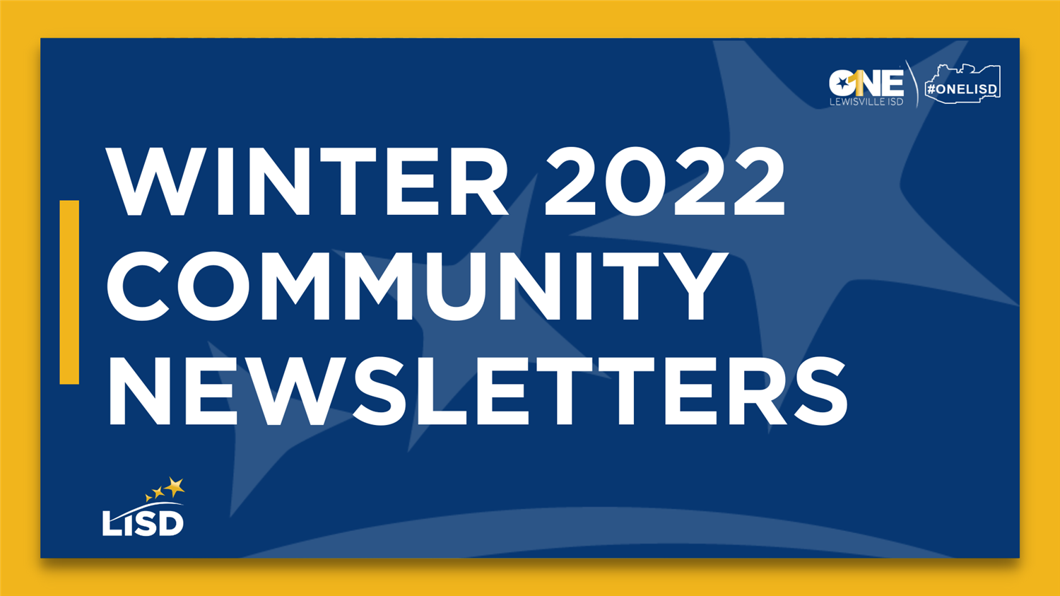 Winter 2022 Community Newsletters