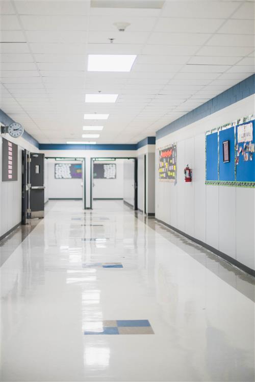 Flower Mound Elementary Hallway 