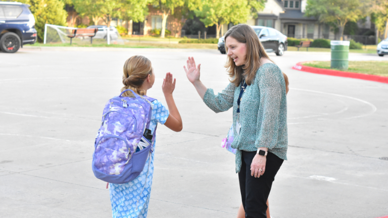 First Day of School at Hicks Elementary