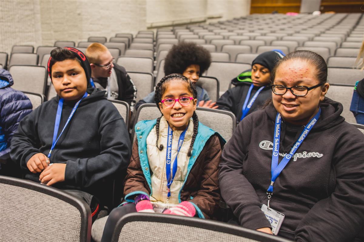 Student attend sensory friendly performance at TCHS. 