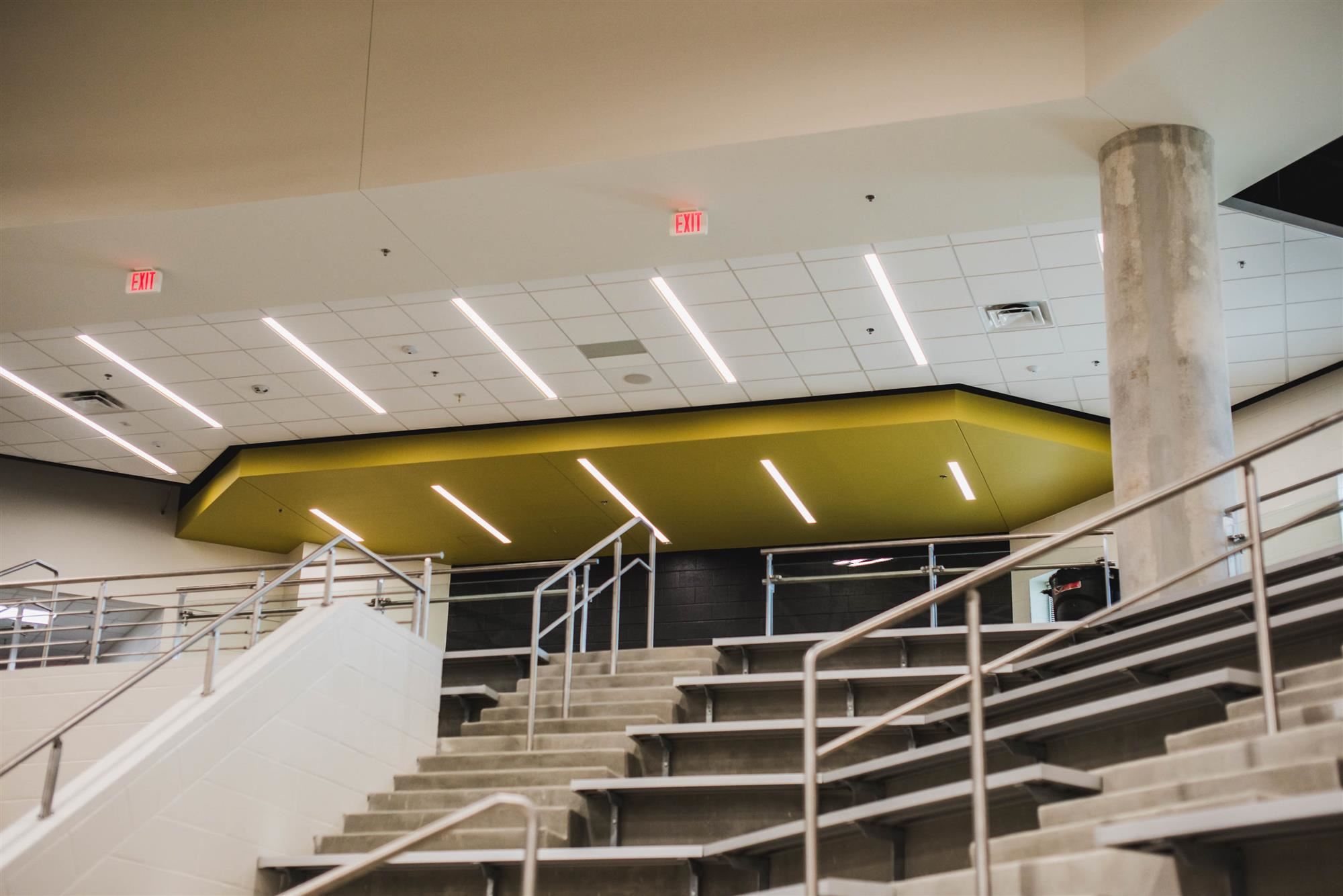 lighting in new indoor facility