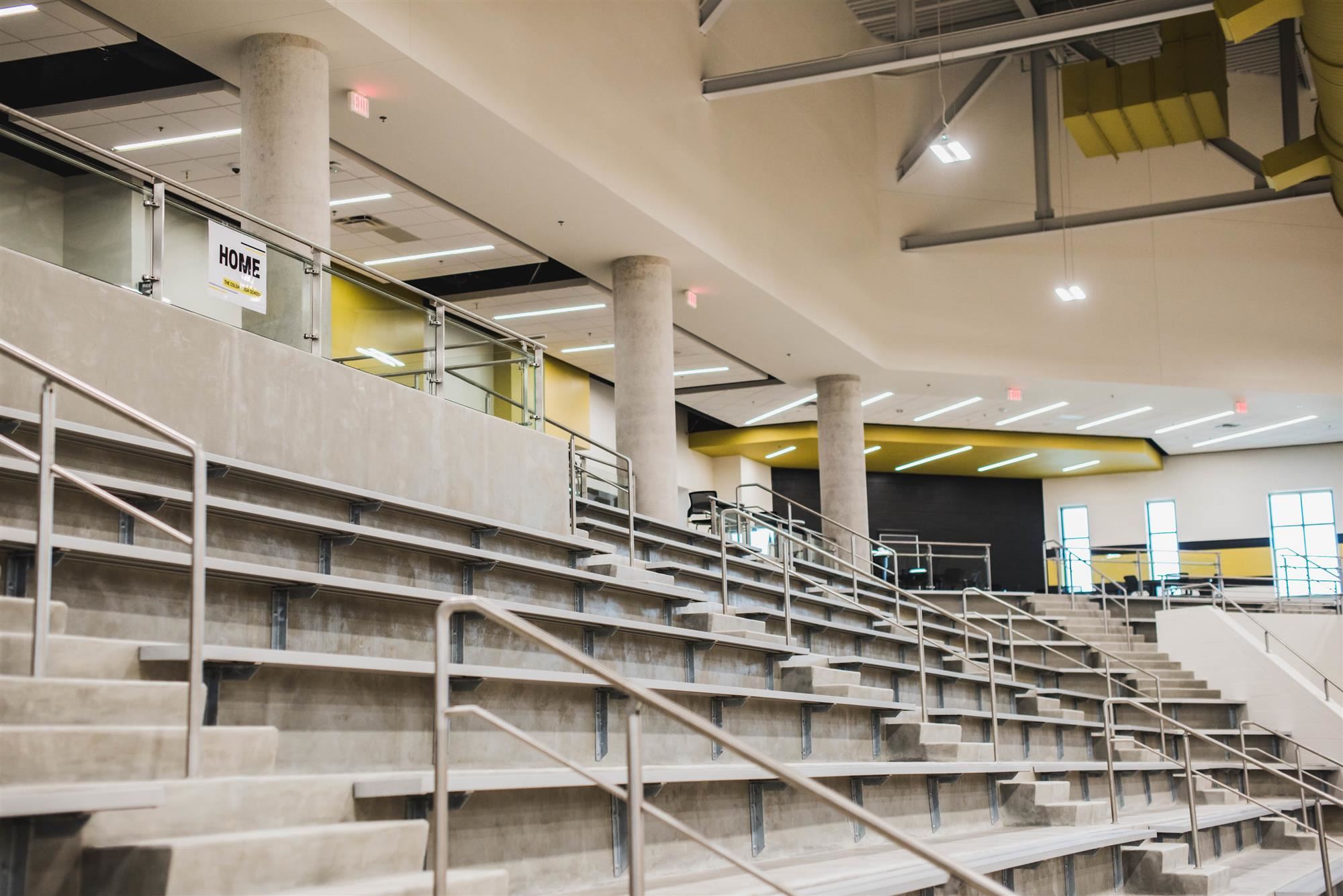 home stands in new facility