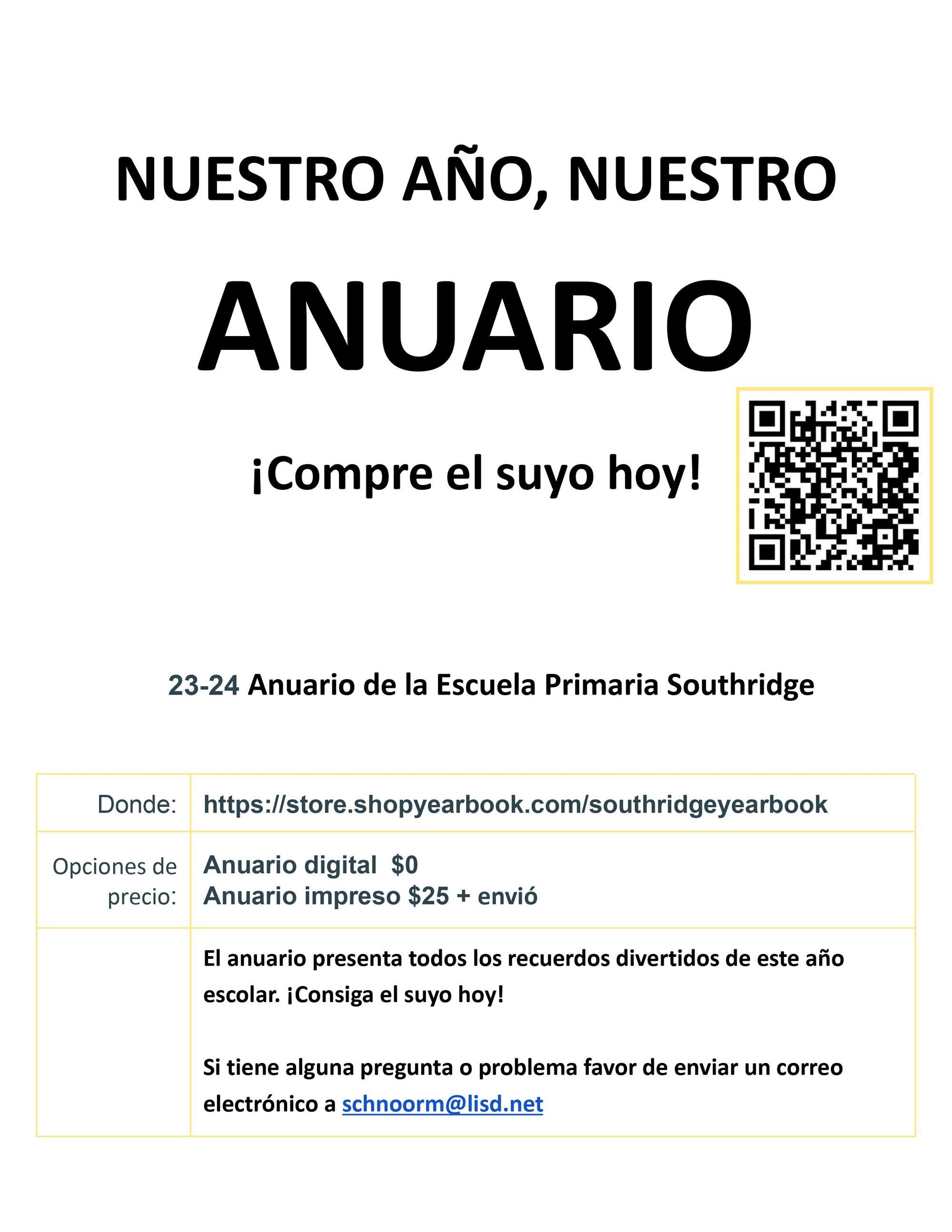 Anuario de la Escuela Primaria Southridge