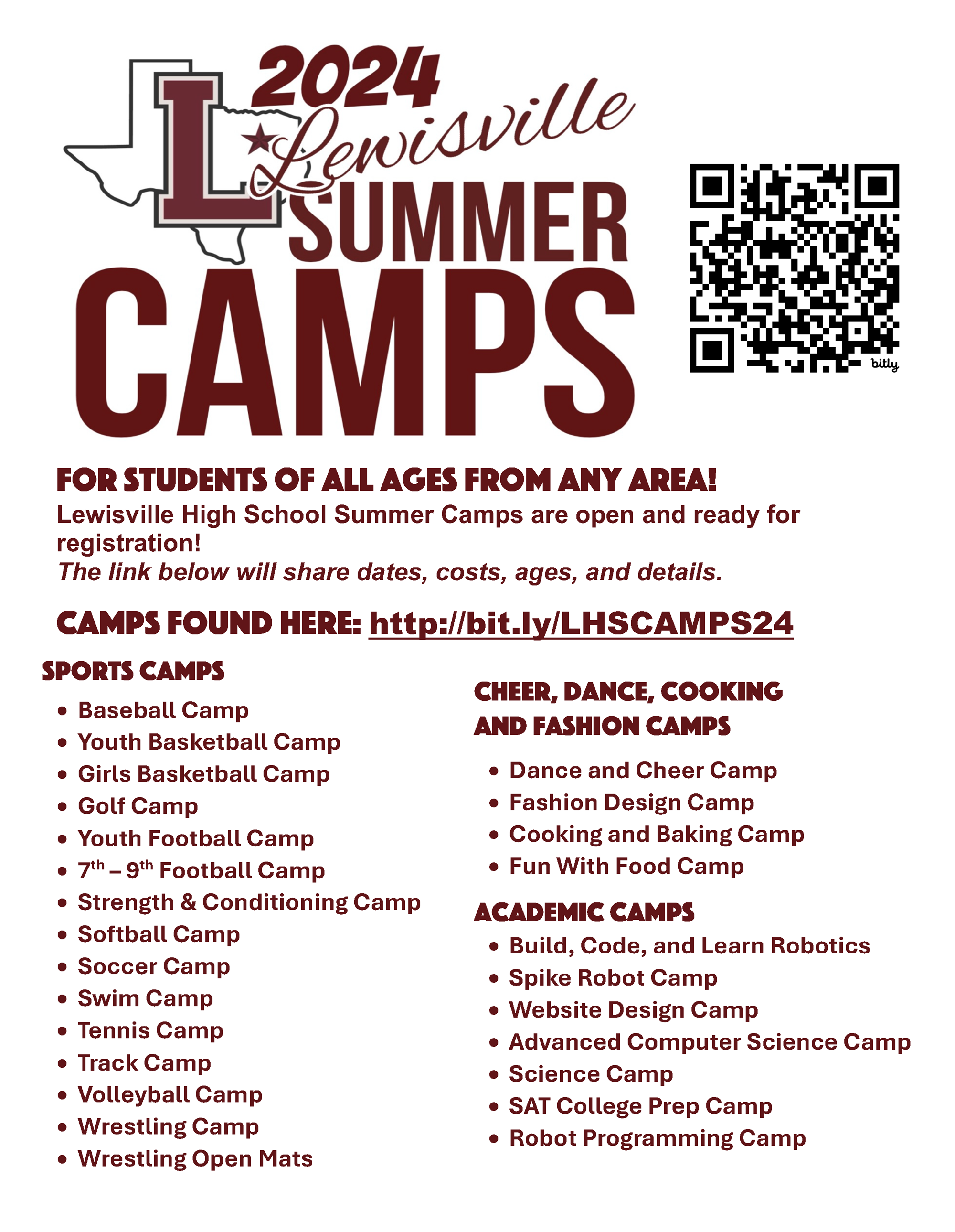 LHS Summer Camps