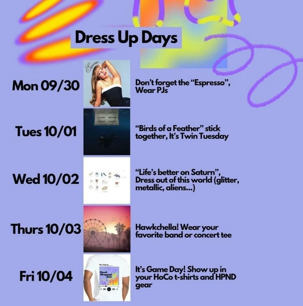  Spirit Days