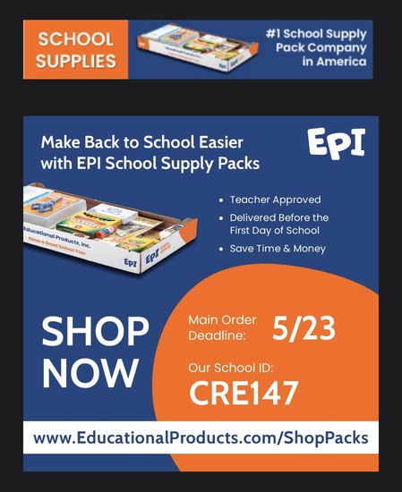  School Supply Packs