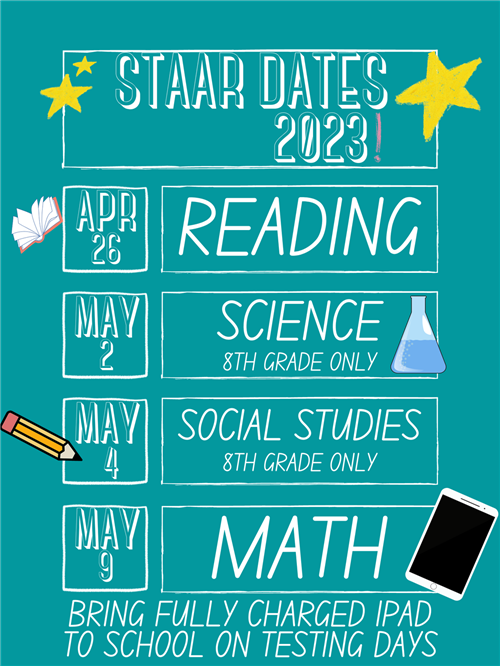  staar dates