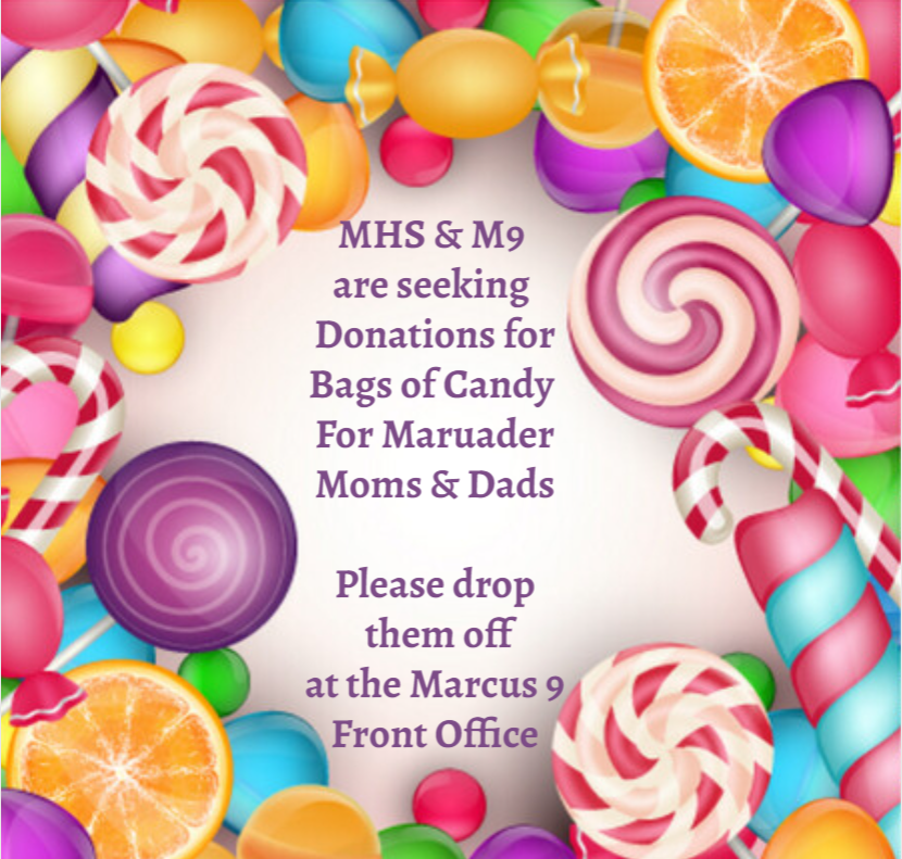  MHS & MHS 9 Candy Donations