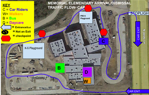  Arrival and Dismissal Map