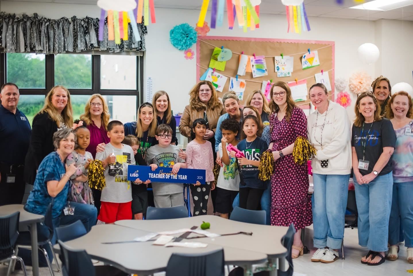 Krista Steinwender named LISD's Elementary Teacher of the Year. 