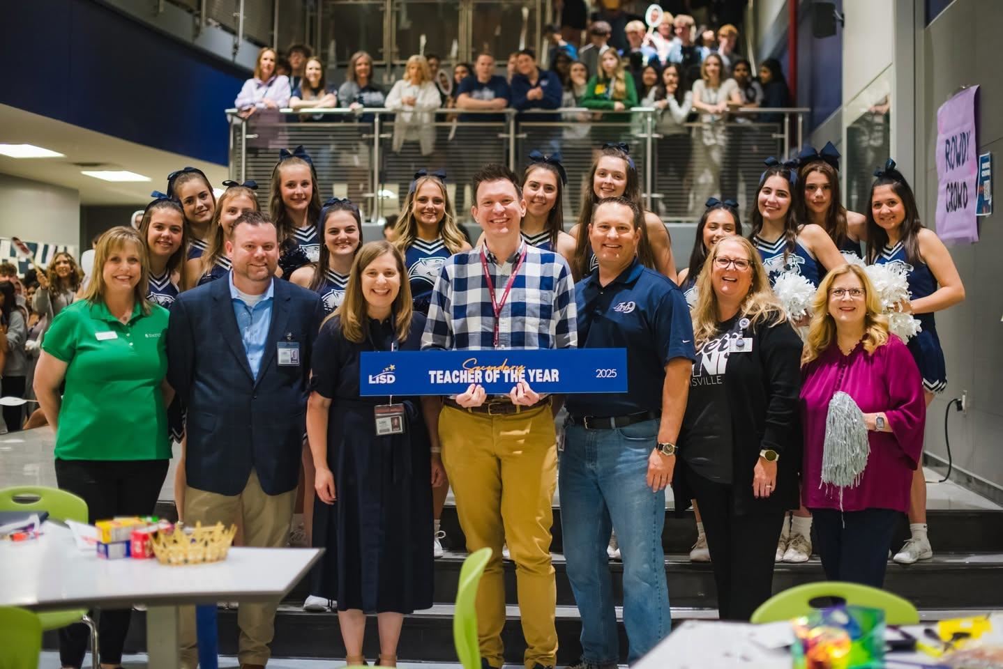 LISD Secondary Teacher of the Year Tim Fails from Flower Mound 9.