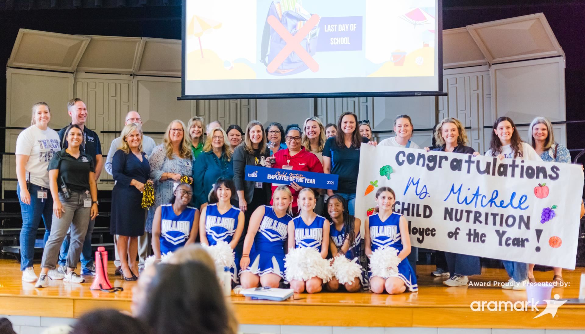 2024-25 LISD Child Nutrition Employee of the Year Michelle Mitchell.