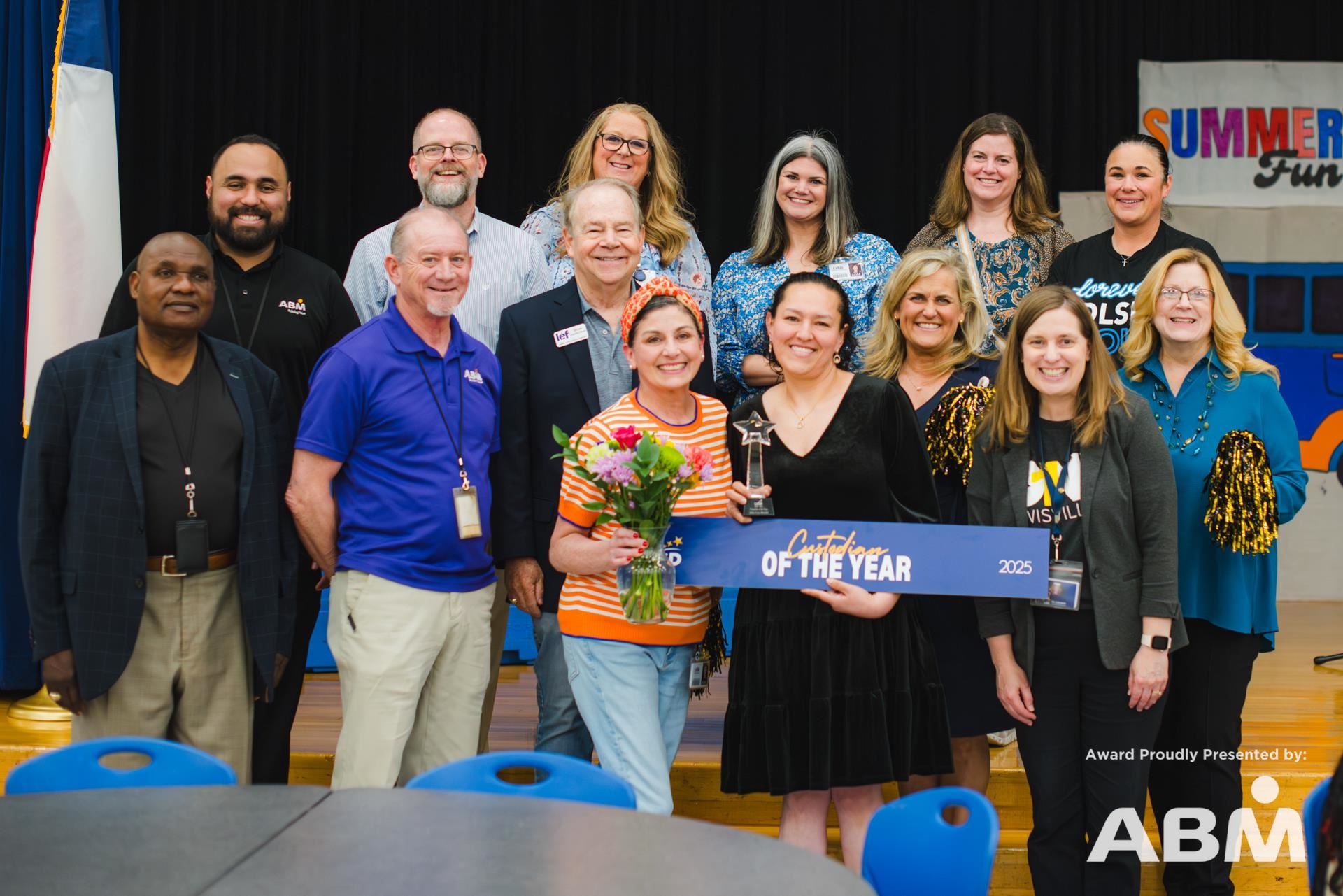 2024-25 LISD Custodian of the Year Julia Cruz Morales.