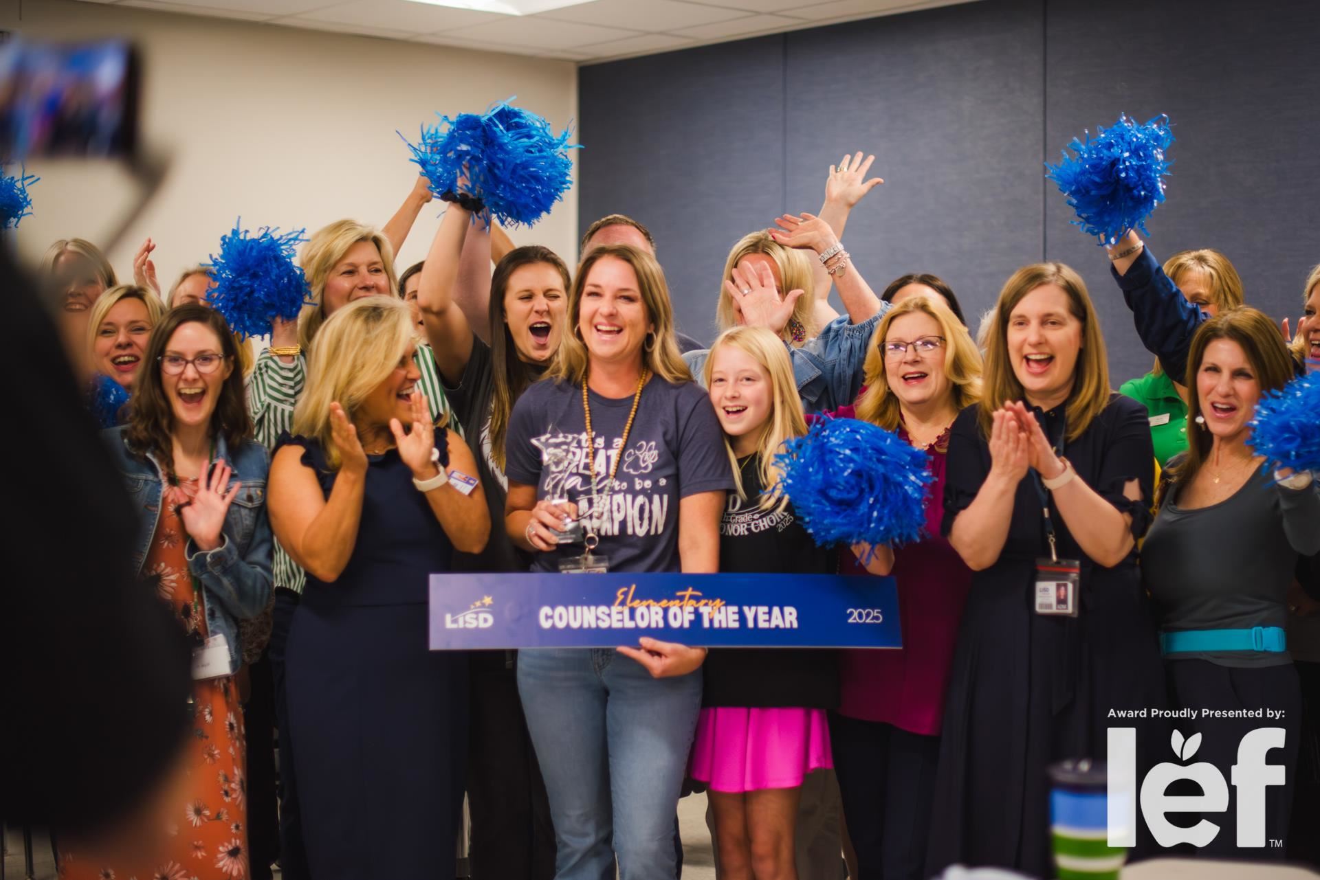 2024-25 LISD Elementary Counselor of the Year Kristin King.