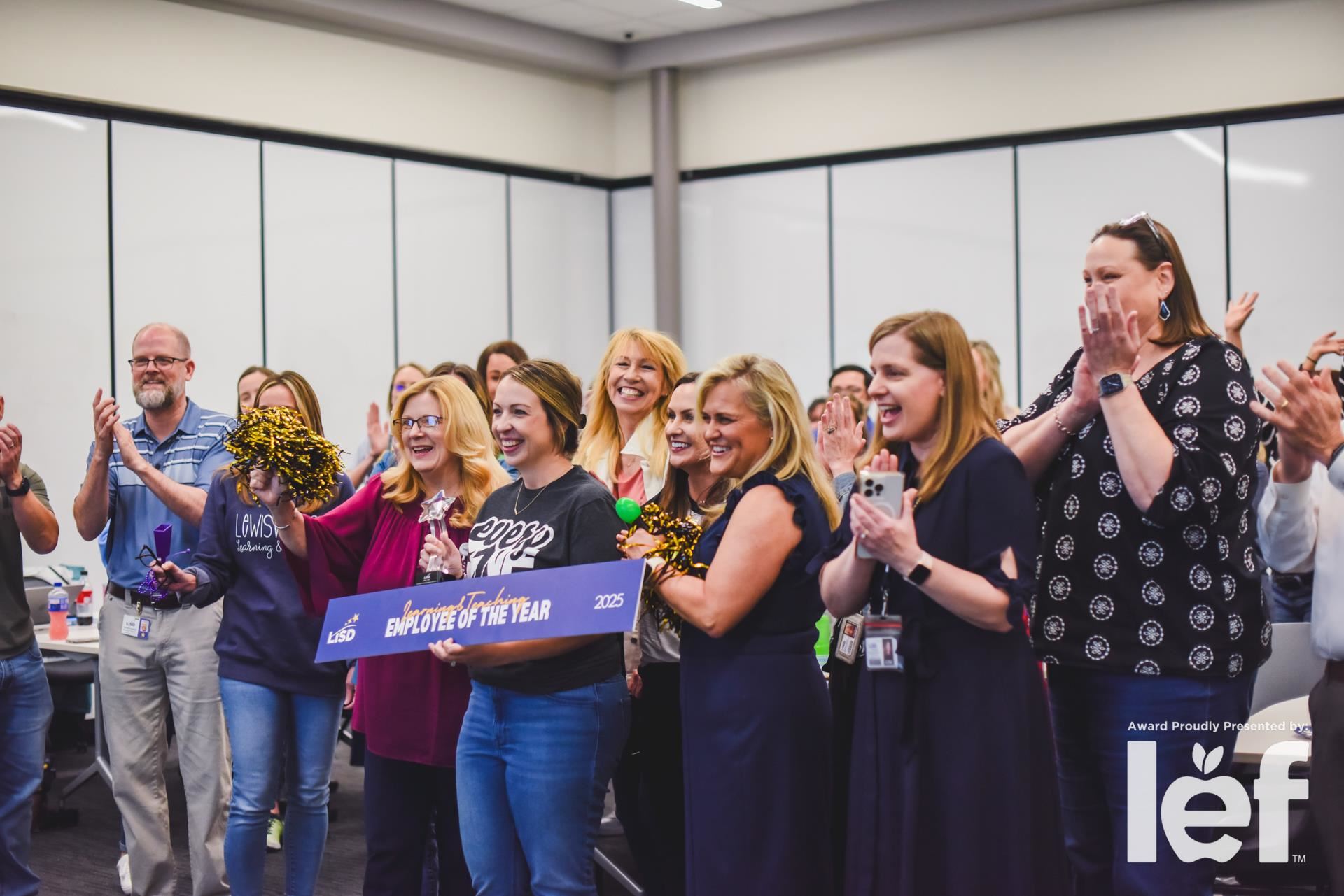 2024-25 LISD Learning and Teaching Employee of the Year Lauren Manshack.