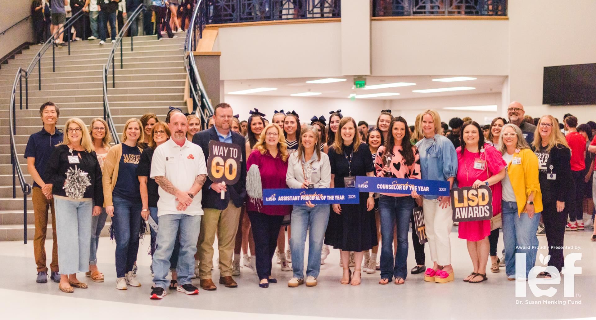 2024-25 LISD Secondary Counselor of the Year Heather DeGroot.