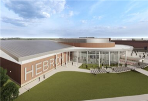  Hebron Arena Aerial Shot